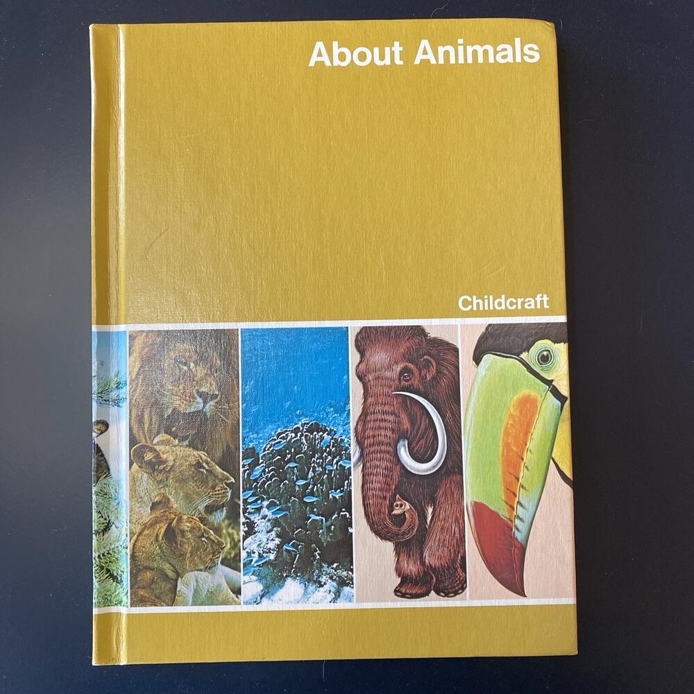 Childcraft 1980 Edition Volume 5 "About Animals" HC Vintage World Book How & Why